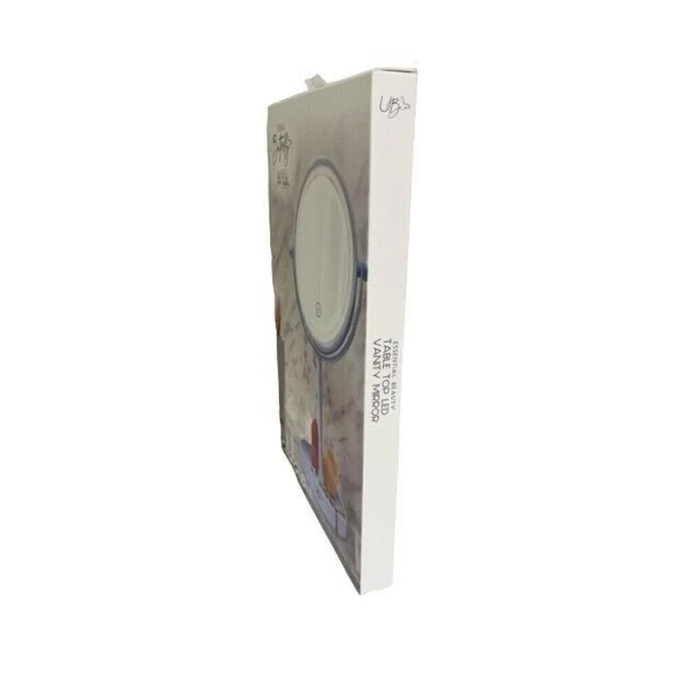 Urban‎ Butterfly Blue Table Top LED Vanity Mirror Smart Touch NEW